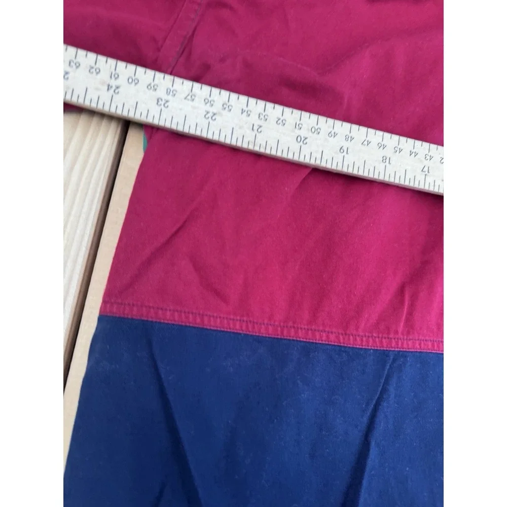 Vintage Men's Large Tall Colorblock Cambridge Classic Button Shirt Long Sleeve - Picture 8 of 8